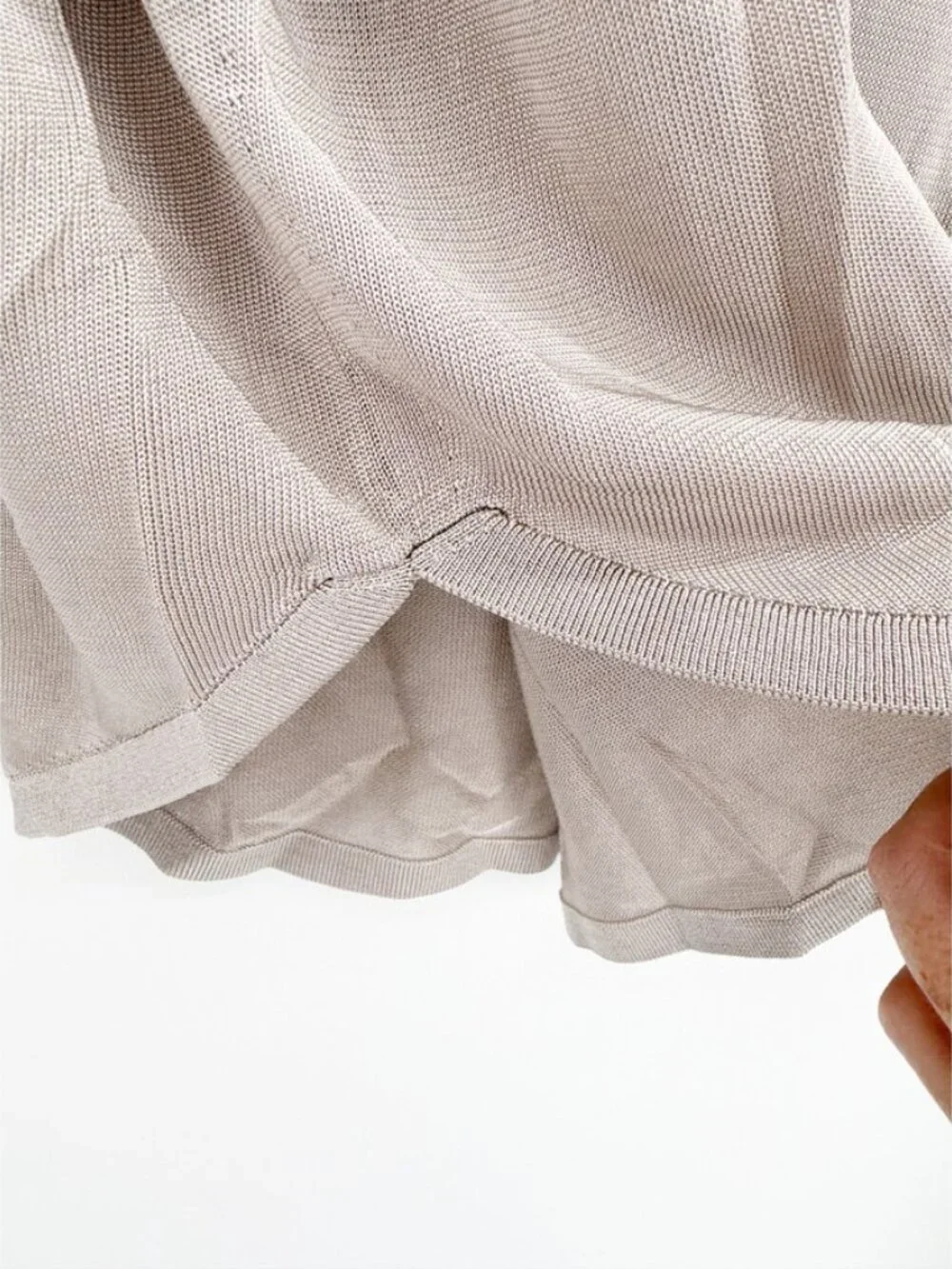 COS // Taupe Semi Sheer Sleeveless Knit Top - Picture 5 of 12